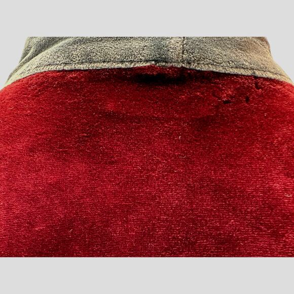 Pierre Cardin Vintage Robe Mens M L Burgundy Gray Lightweight Suave Quiet Luxury - Picture 5 of 7